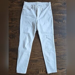 Madewell Jeans In Pure White, Size 29
